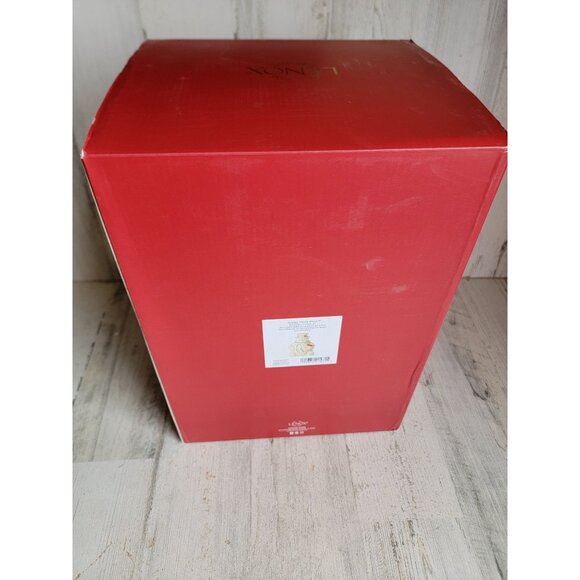 Lenox NEW Snowman cookie jar happy holly days collectible Xmas - Picture 1 of 6